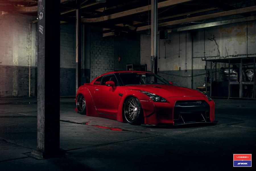 Nissan GT-R by Liberty Walk on Vossen Wheels (VWS-2) '2016
